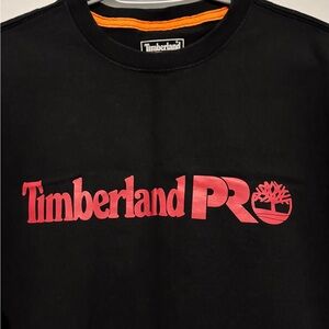 🆗 Timberland PRO Black Tee with Red Logo